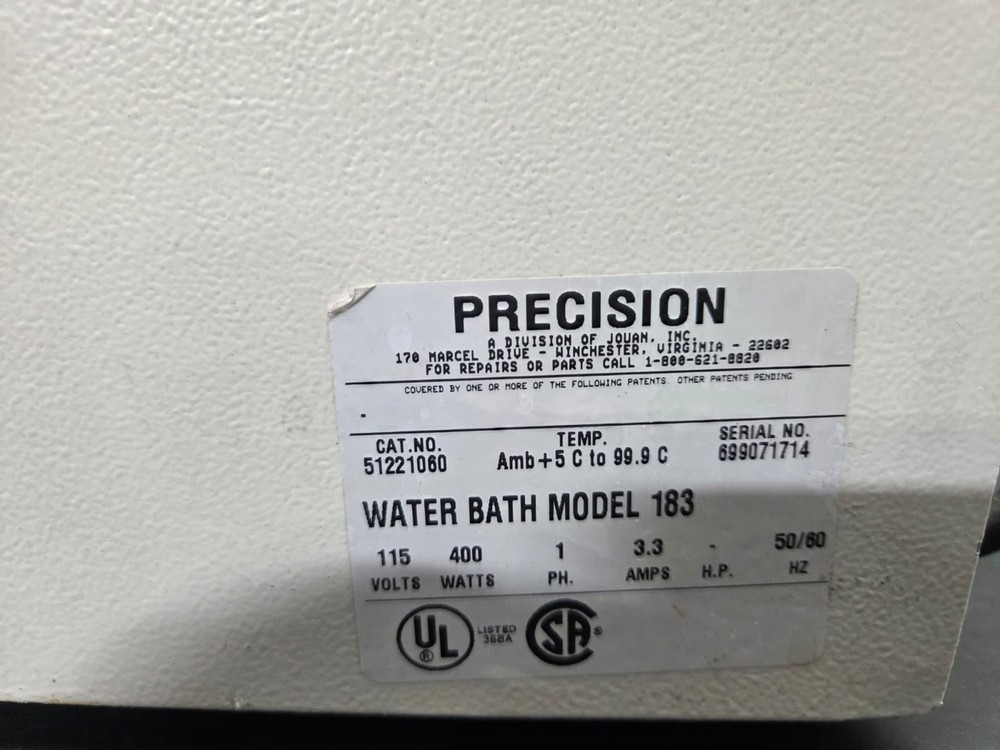Precision Scientific Water Bath Model 183