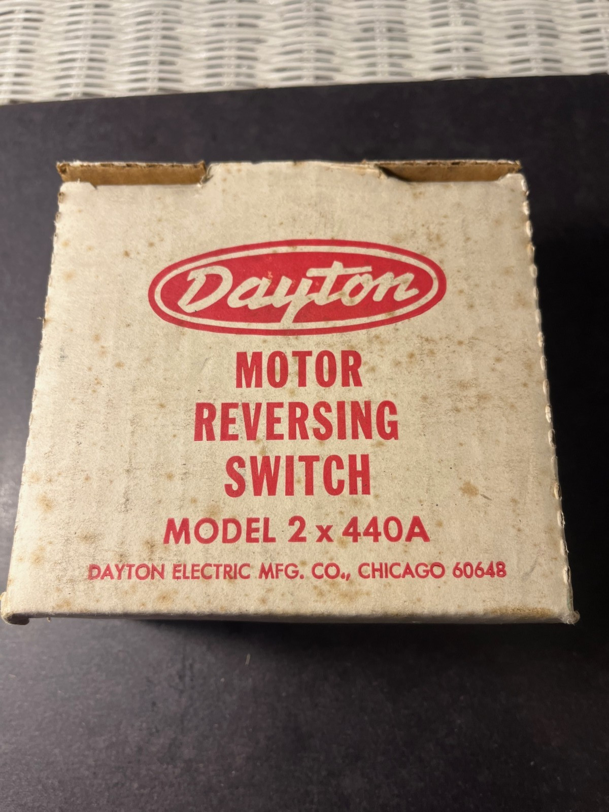 NIB Dayton 2X440A Motor Reversing Switch