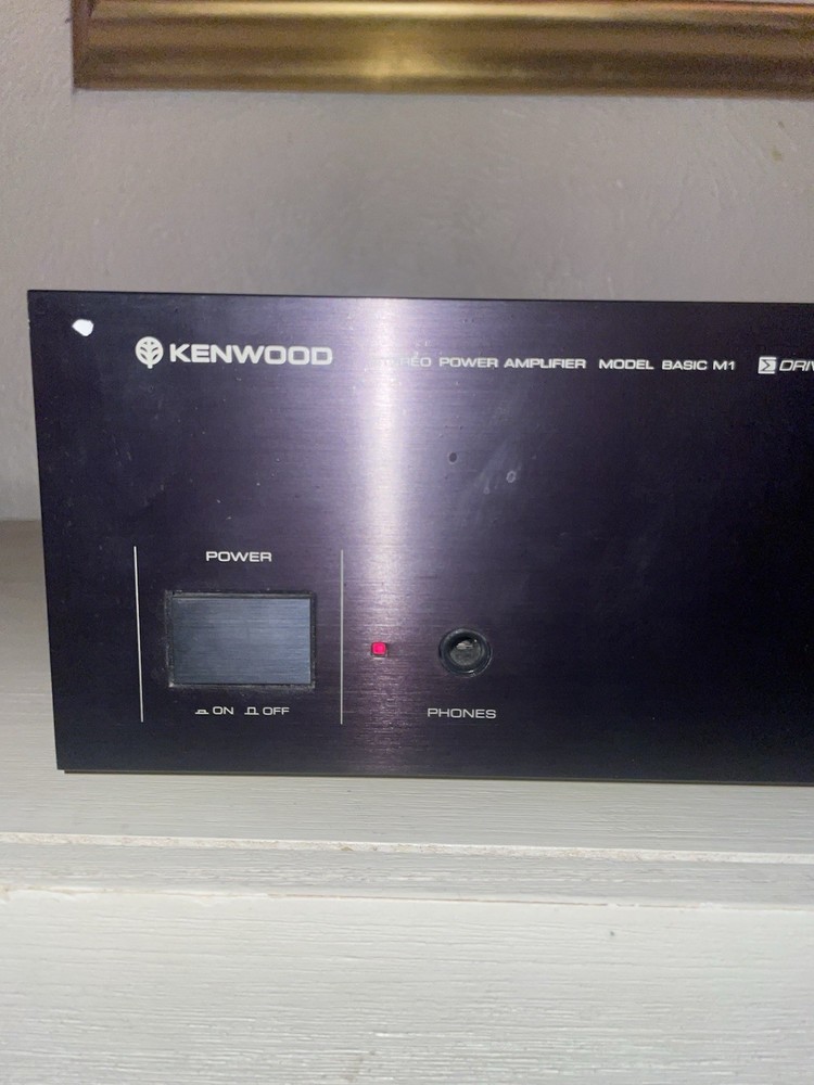 KENWOOD Stereo Power Amplifier Model Basic M1