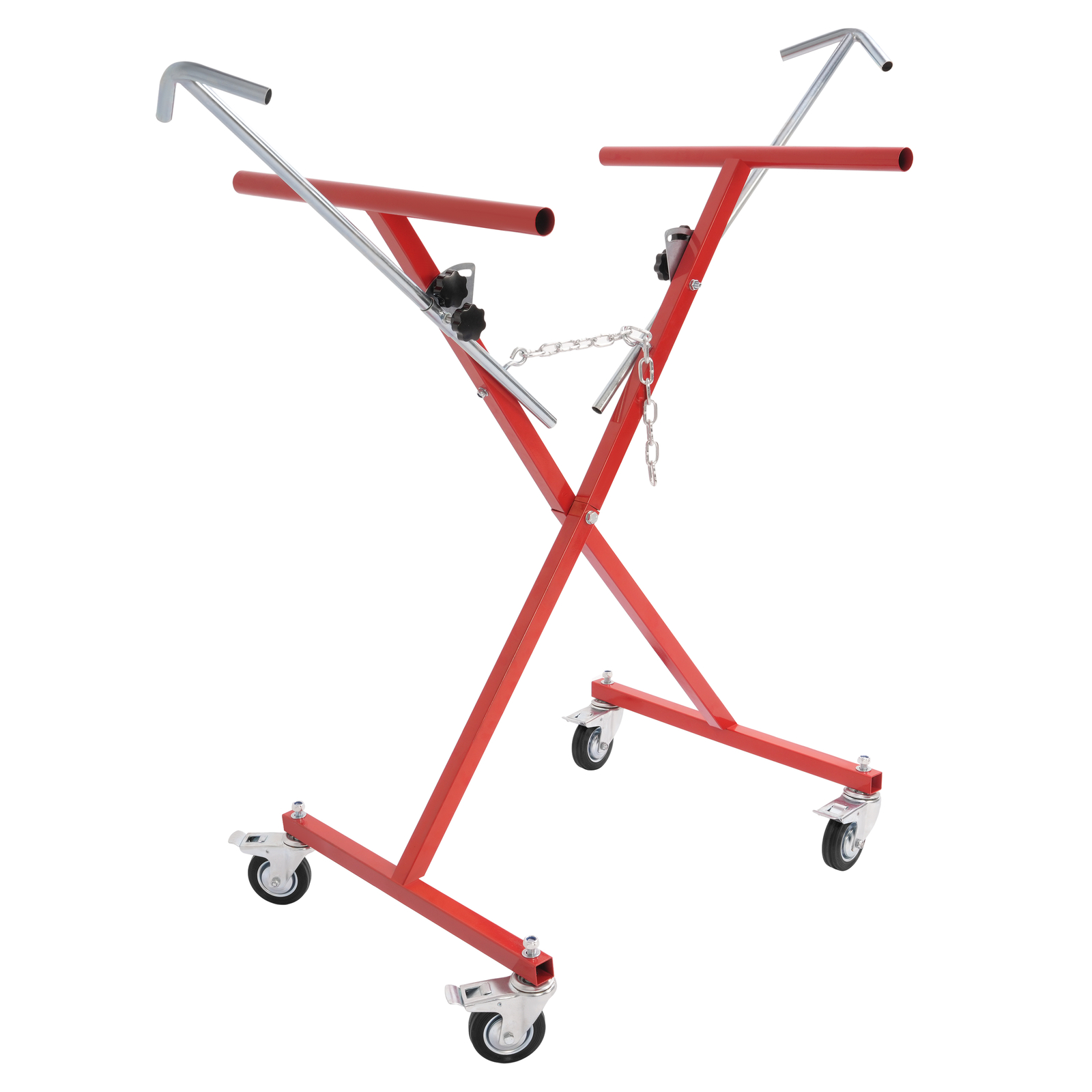 Adjustable Bumper Panel Stand Rack Holder Spraying Painting Repair W/Casters