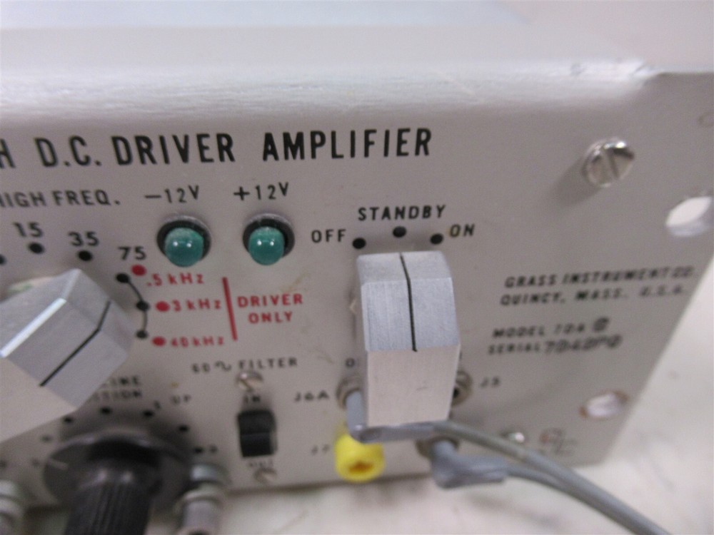 GRASS Polygraph D.C. Driver Amplifier 7DAG Rackmount Vintage Laboratory Device