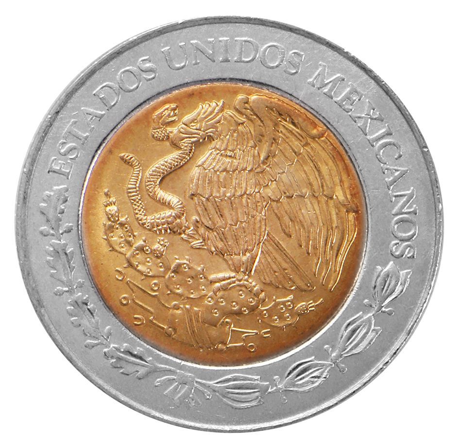 Mexico 2 Pesos, 2009, KM #604, Mint