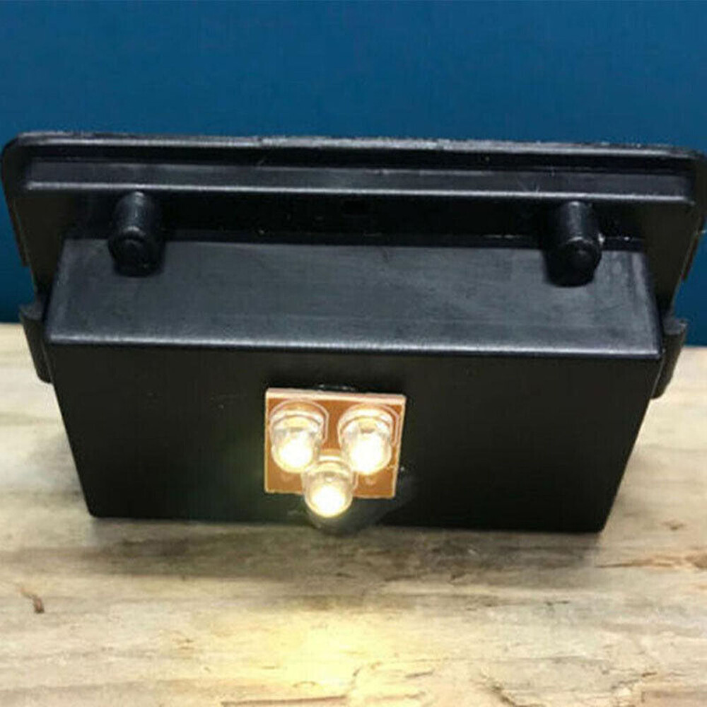 Garden Solar Powered Replacement Rectangular LED Light Box for Lantern Lamp