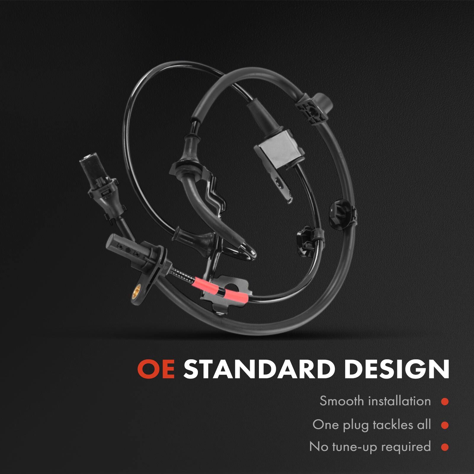 4x Front and Rear Side ABS Wheel Speed Sensor for Hyundai Sonata 2015-2019 FWD