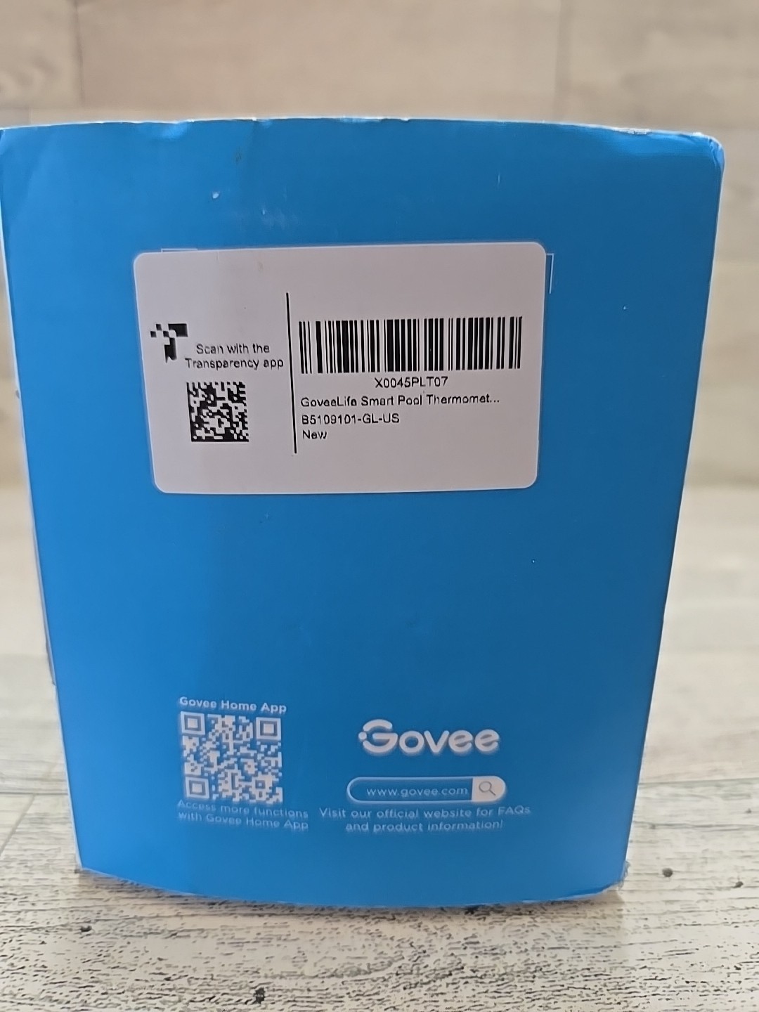 GoveeLife Smart Pool Thermometer with WiFi Gateway, Digital Swimming White