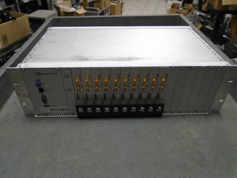 Keynote SIGOS Unit 3HU chassis with 10 X SM8 modules