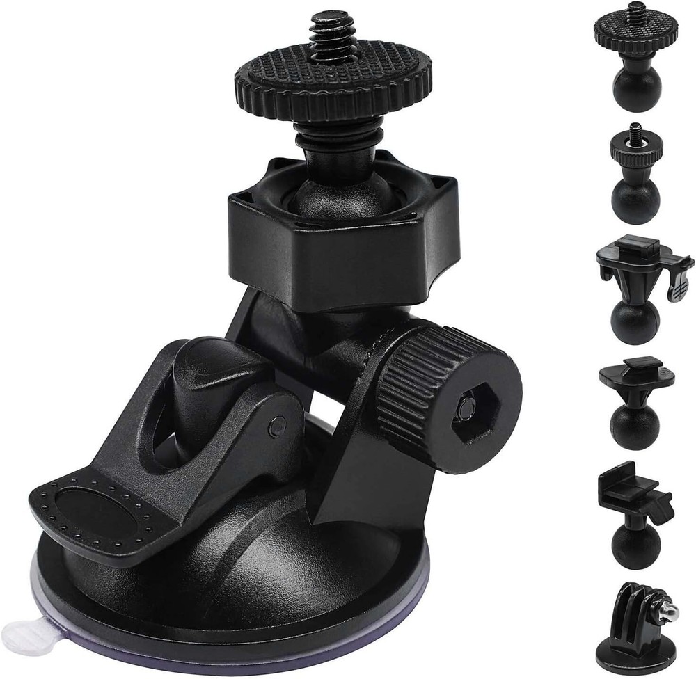 Universal Dash Cam Mount with 10pcs Joints – Easy Installation and Adjustability