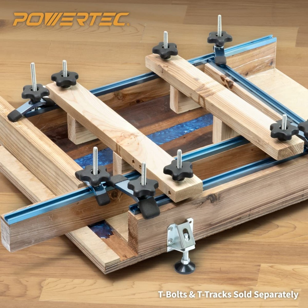 5 Pack 5/16"-18 5 Star Knobs, Threaded Clamping Knobs for T Track & Table Saw...