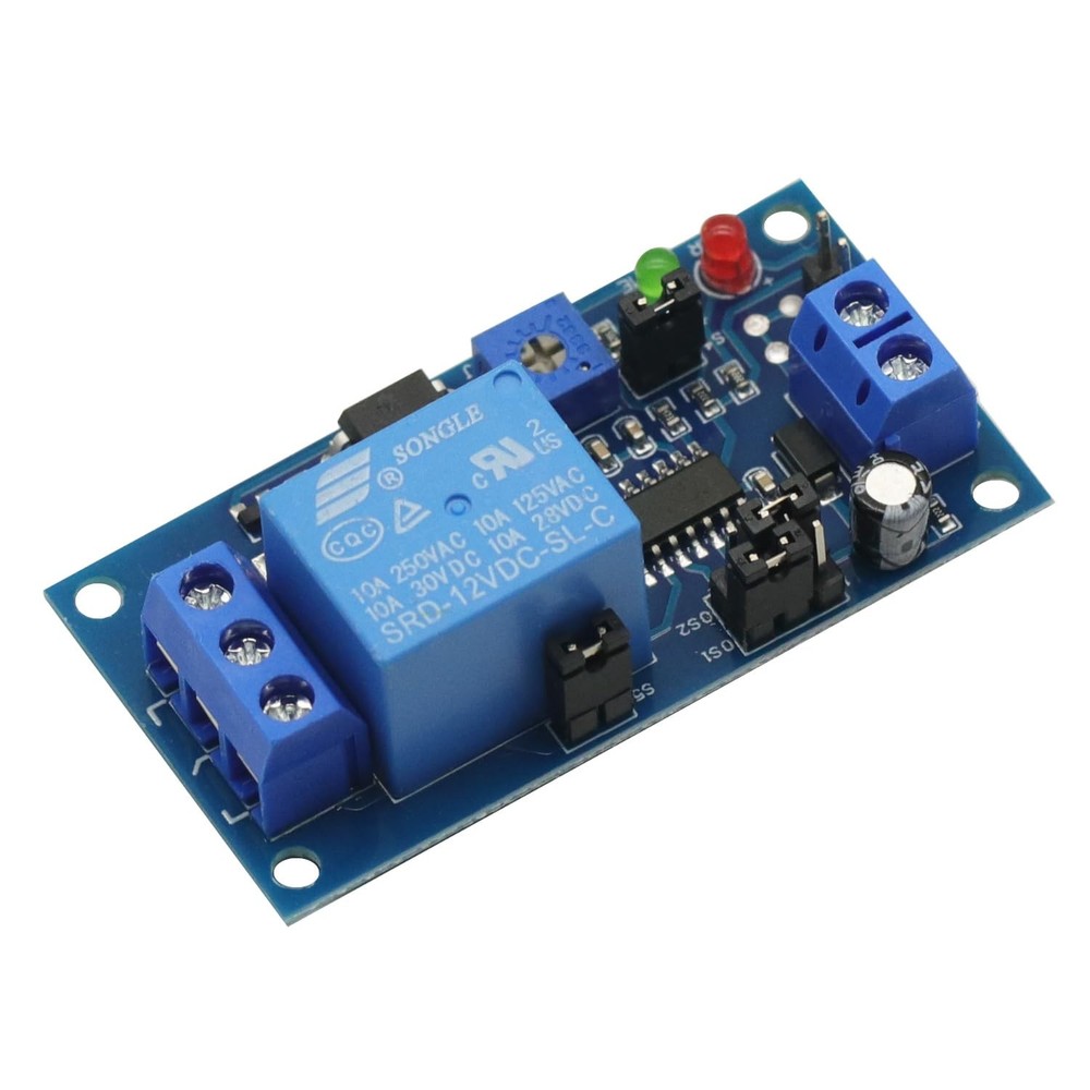 2PCS Delay DC 12V Relay Delay Turn On/Delay Turn off Switch Module with Timer Bo