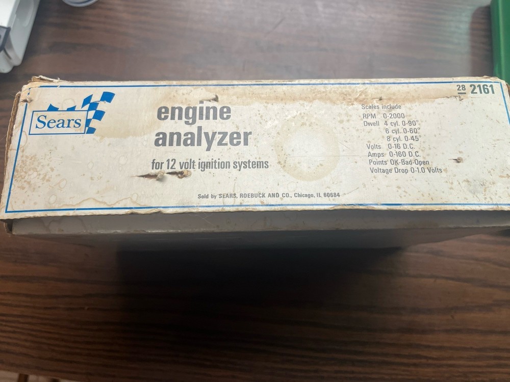 Sears Engine Analyzer 12 Volt 2161