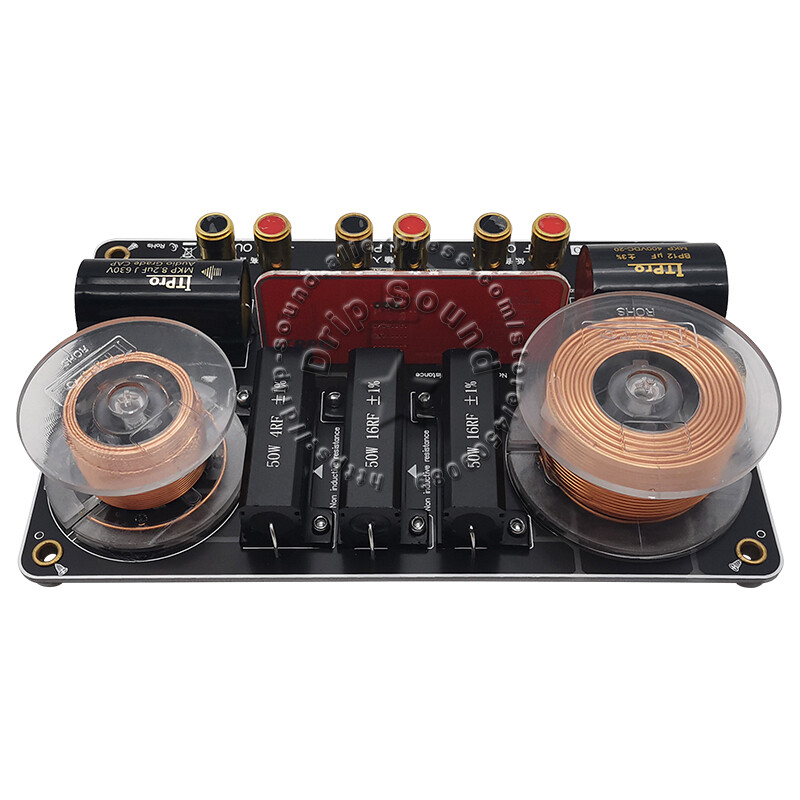1pcs 800W 2 Way 2 Unit Speaker Frequency Divider Filter High-Low Crossover Board