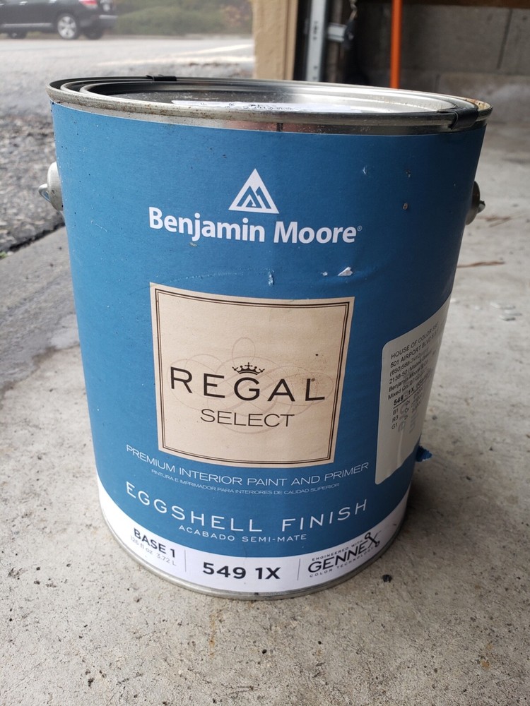 Benjamin Moore Premium Interior Paint and Primer Eggshell (1 gallon x3)
