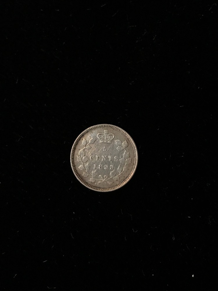 1893 Canada 5 Cents