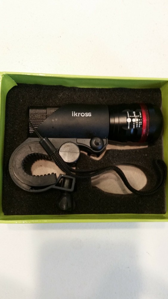 iKross LED Bicycle Front Light Set