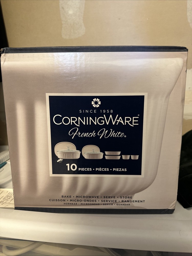 Corningware French White 10 Piece Set