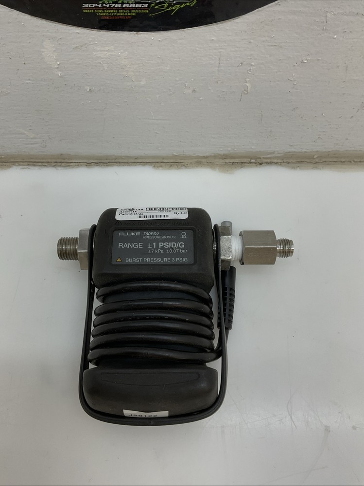 Fluke 700PD2 Pressure Module Range +1 PSID/G