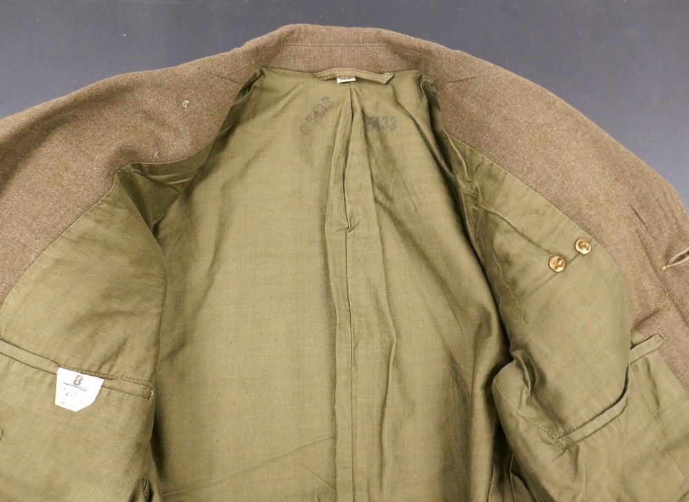 US Air Force Post-WWII IKE Jacket German Made Patch Ribbon