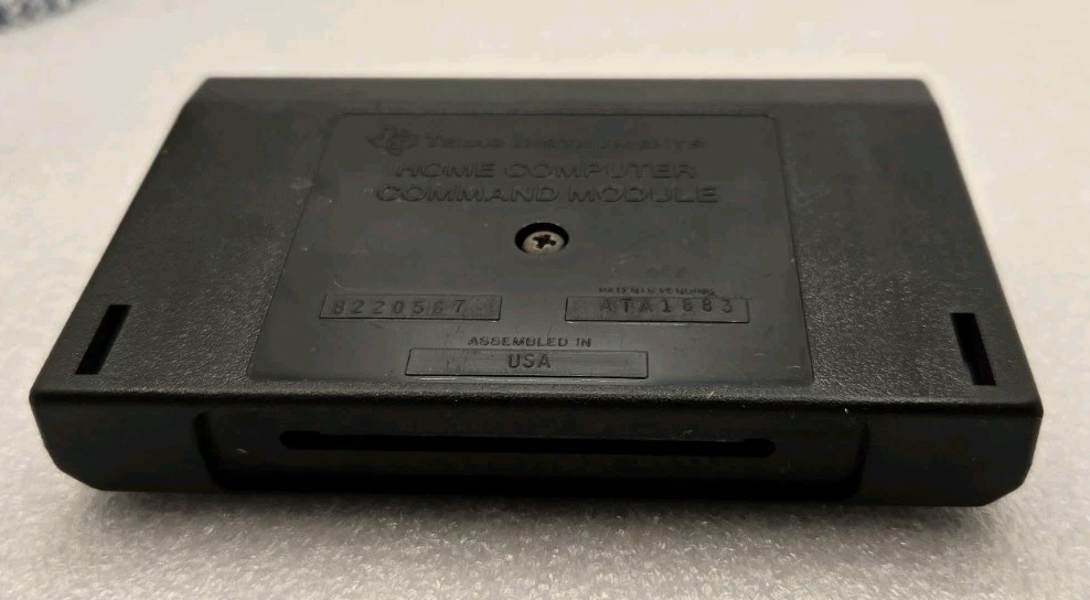 TI 99 TEXAS INSTRUMENTS SOLID STATE CARTRIDGE - PHM 3112 "PARSEC" GAME UNTESTED