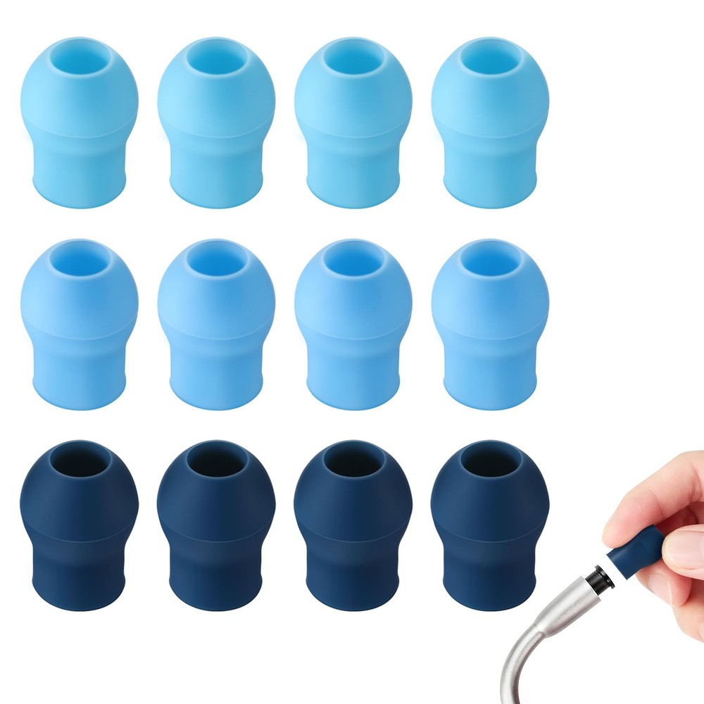Avenuebool 12 Pcs Digital Stethoscope Silicon Ear Tips Compatible with EKO CO...