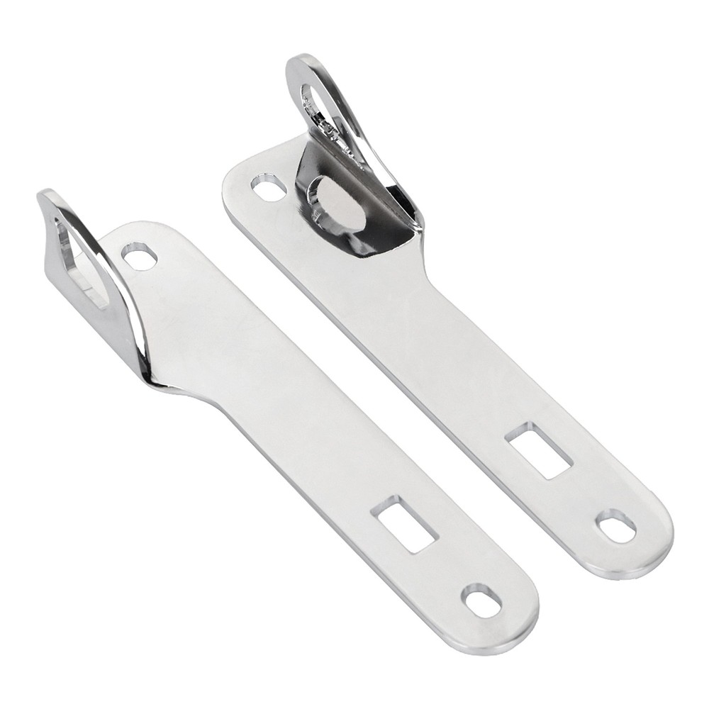 Chrome Fork Anchor Point Tie-Down Brackets Mount For Harley 2014-2023 Touring
