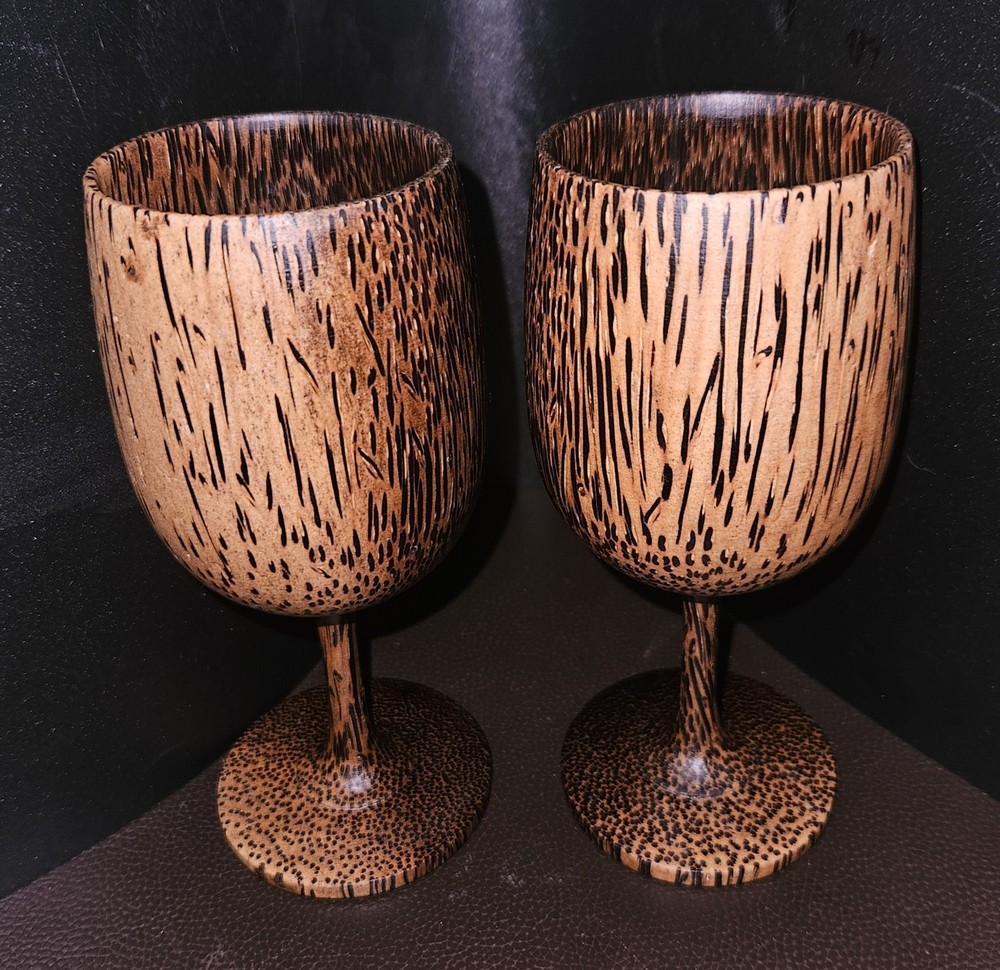 Palmwood Goblets