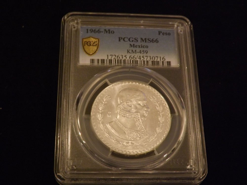 1966-Mo                    Peso         PCGS MS 66
