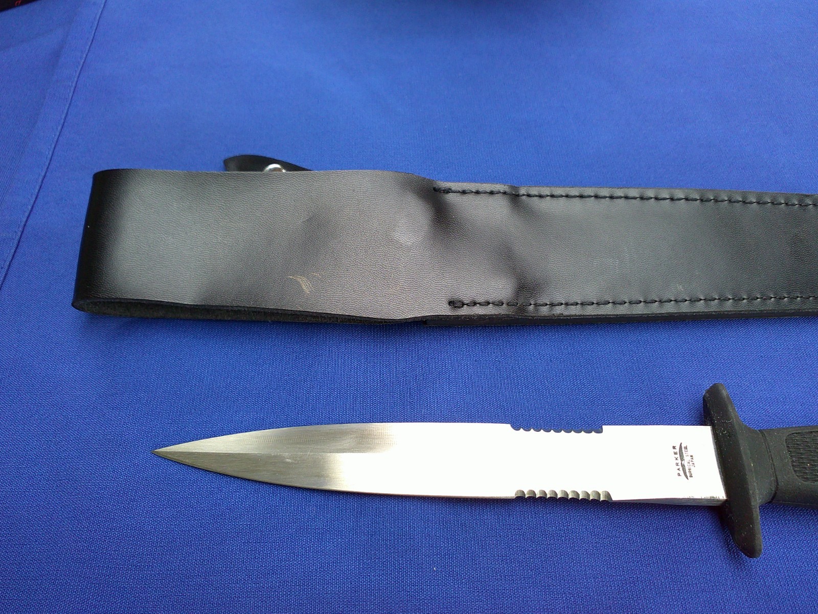 Vintage Parker Japan Surgical Steel Fighting Knife Dagger 11.5"