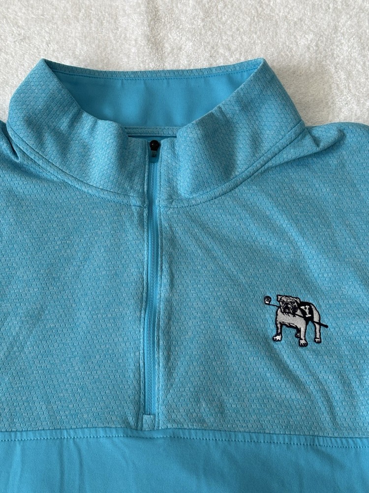Yale Golf Course Under Armour Quarter Zip Pullover Size XXL