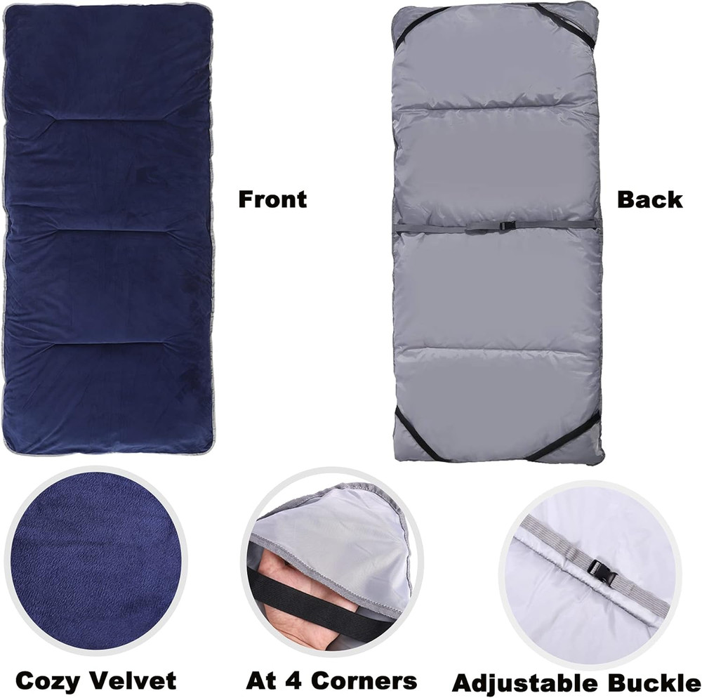 Thick Camping Sleeping Pad, Soft Comfortable Microfiber Camping Cot Pads for Adu