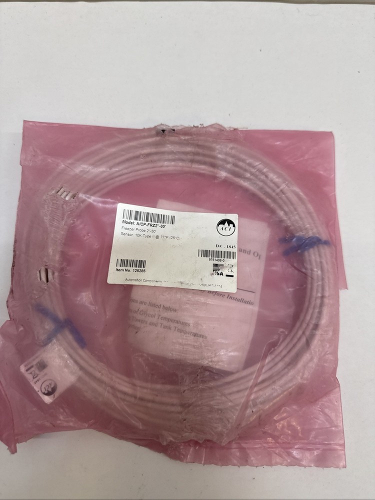 Aci Temp sensor 10K type 2 @ 77F (25C)                 Model A/CP-FRZ2. -30