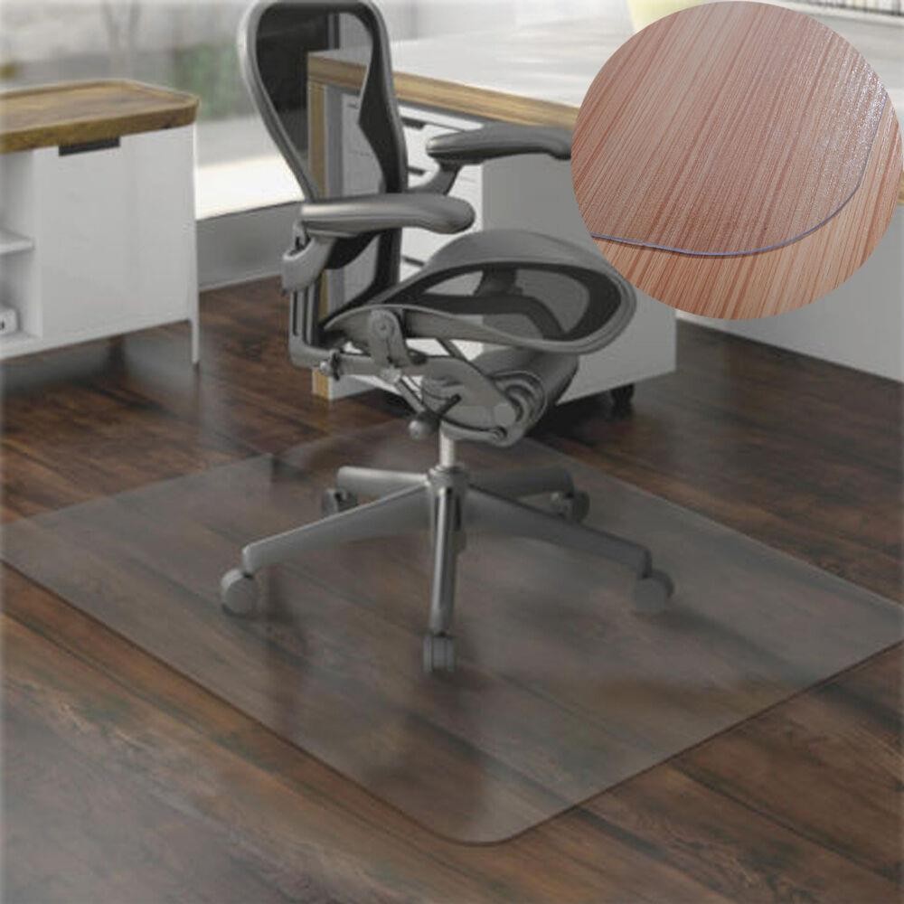 36x48"Hard Wood Floor Home Office PVC Floor Mat Square for Office Rolling Chair
