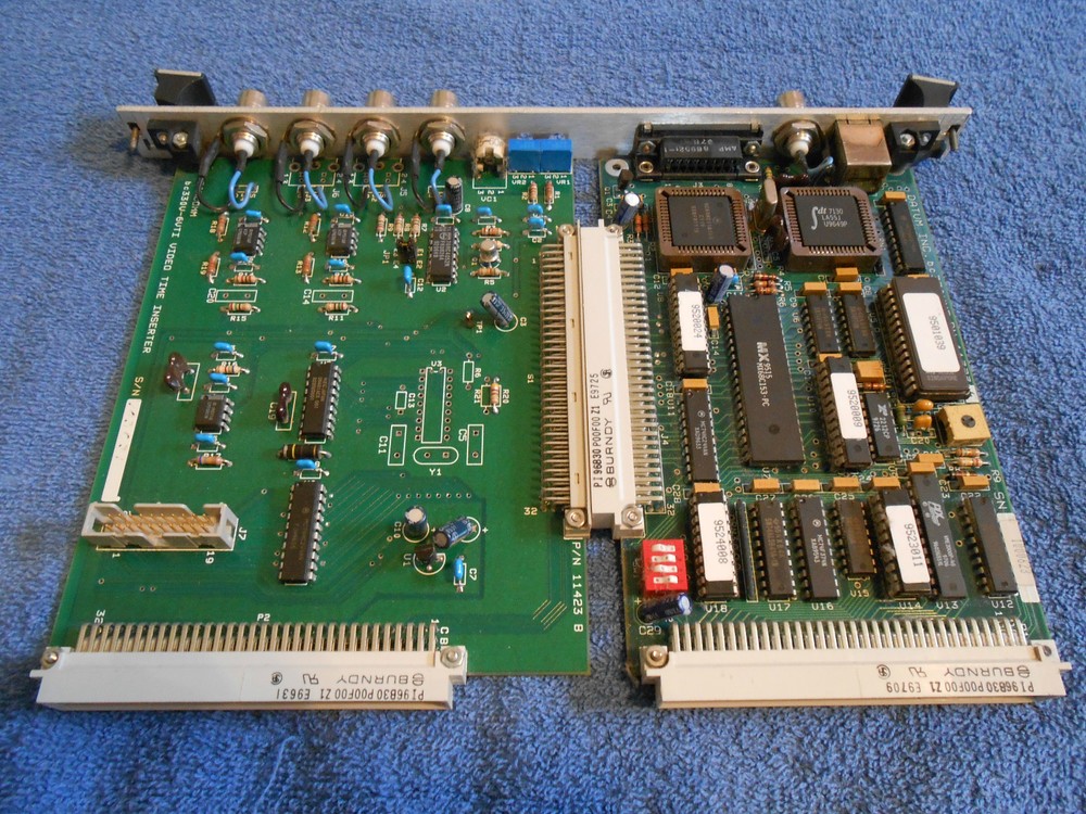 DATUM BC330VME 3U SERIAL TIME SIGNAL DECODER READER / PROCESSORS VMEBUS MODULE