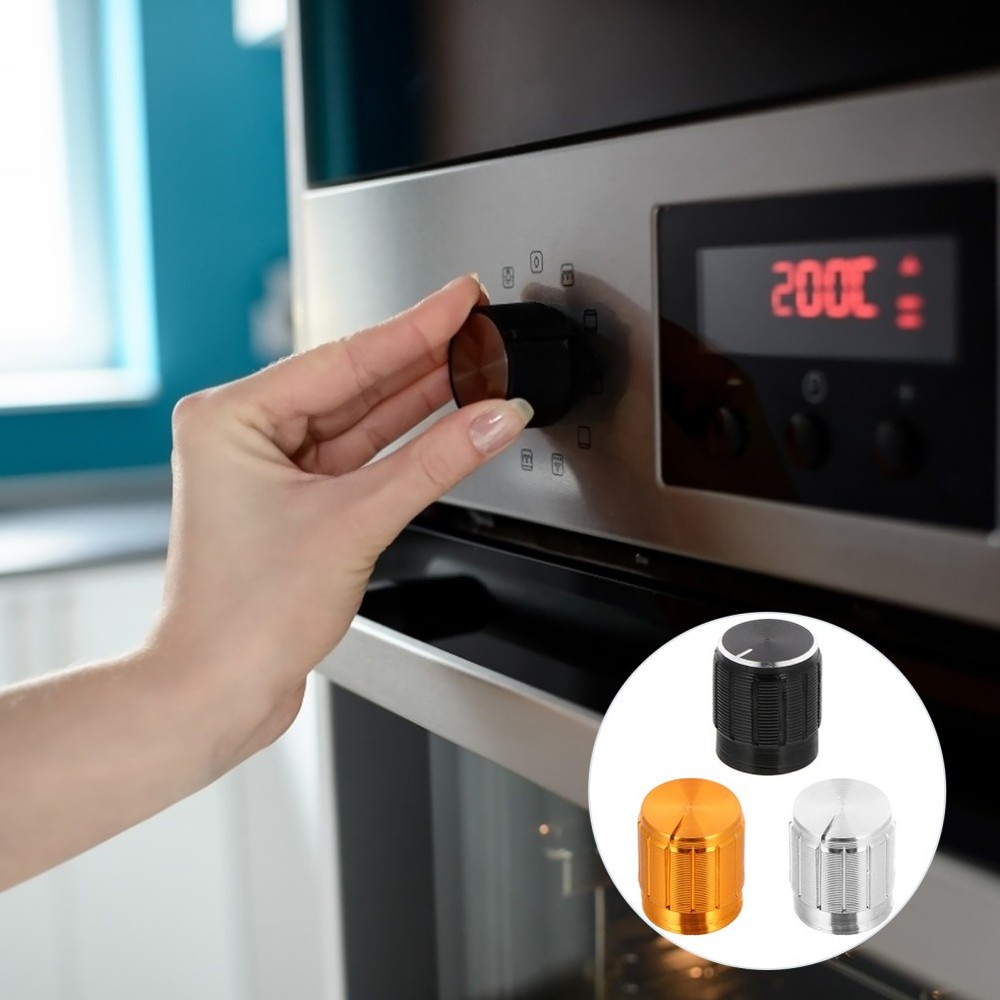 12 Pcs Aluminum Alloy Rotary Potentiometer Knobs Replacement for Audio Use