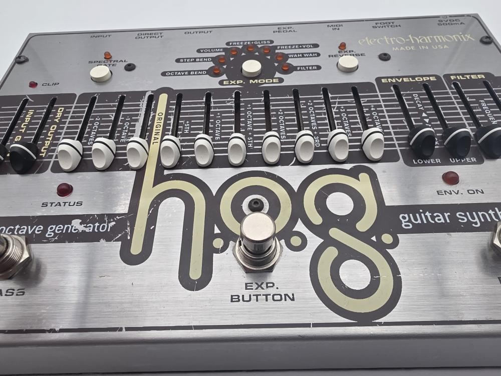 Electro-Harmonix HOG Harmonic Octave Generator Synthesizer Effects Pedal Tested
