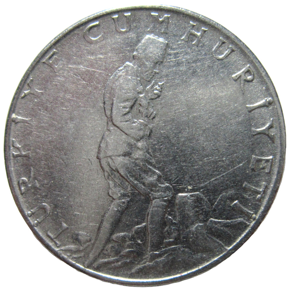 TURKEY.  2-1/2  LIRA,  1965.