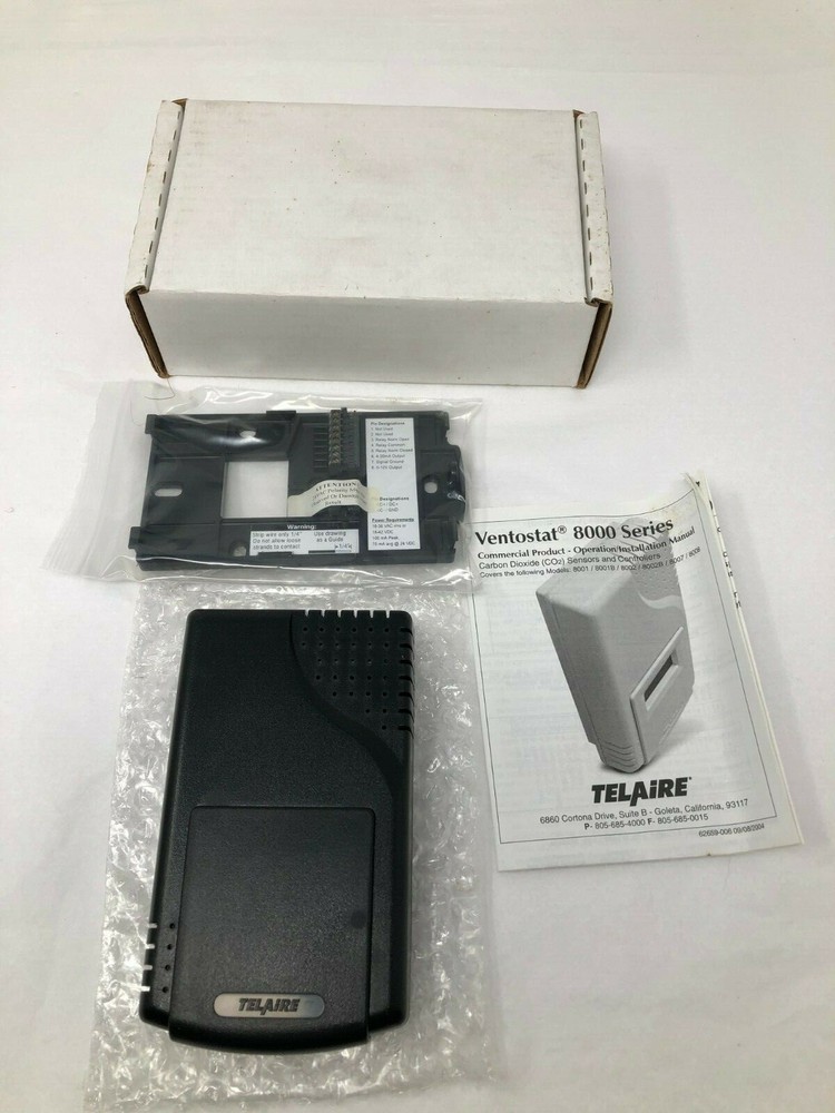 Telaire Ventostat 8001B-L CO2 Ventilation Controller Sensor