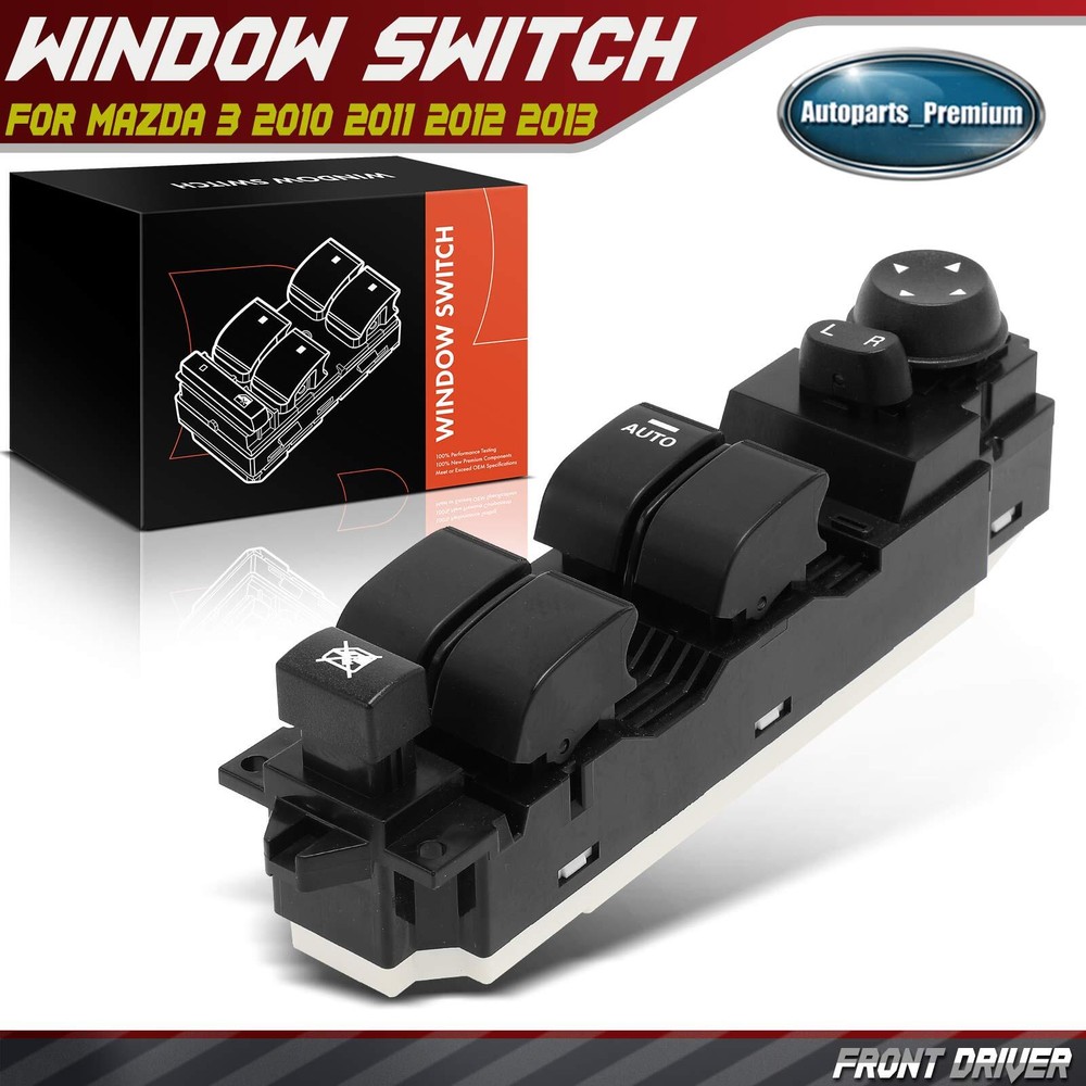 Front Left Driver Power Window Switch for Mazda 3 2010 2011 2012 2013 BBM266350