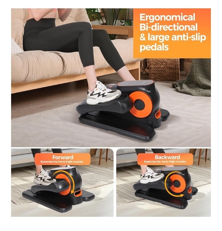 Elliptical Exercise Machine, Under Desk Elliptical Machine, Elliptical Trainer,