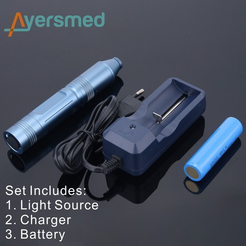 Portable Endoscope LED Light Source 10W Endoscopy Rechargeable Mini Light Source