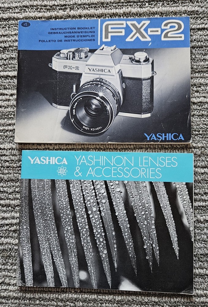 Yashica FX-2 Instruction Manual Original
