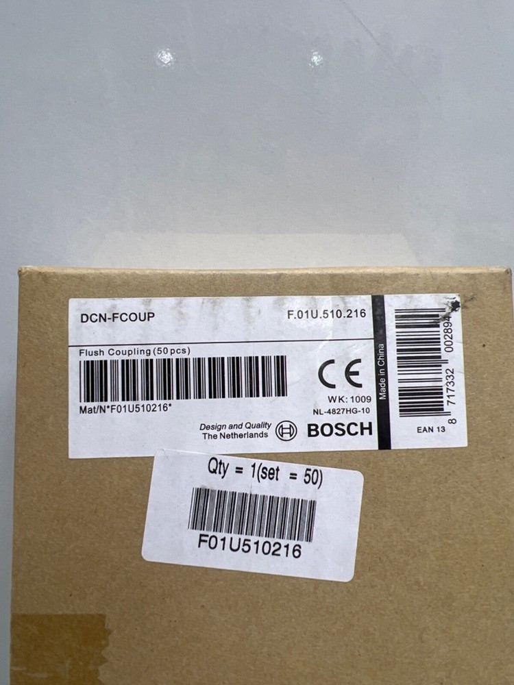 Bosch DCN-FCOUP Flush Coupling (50 pcs)