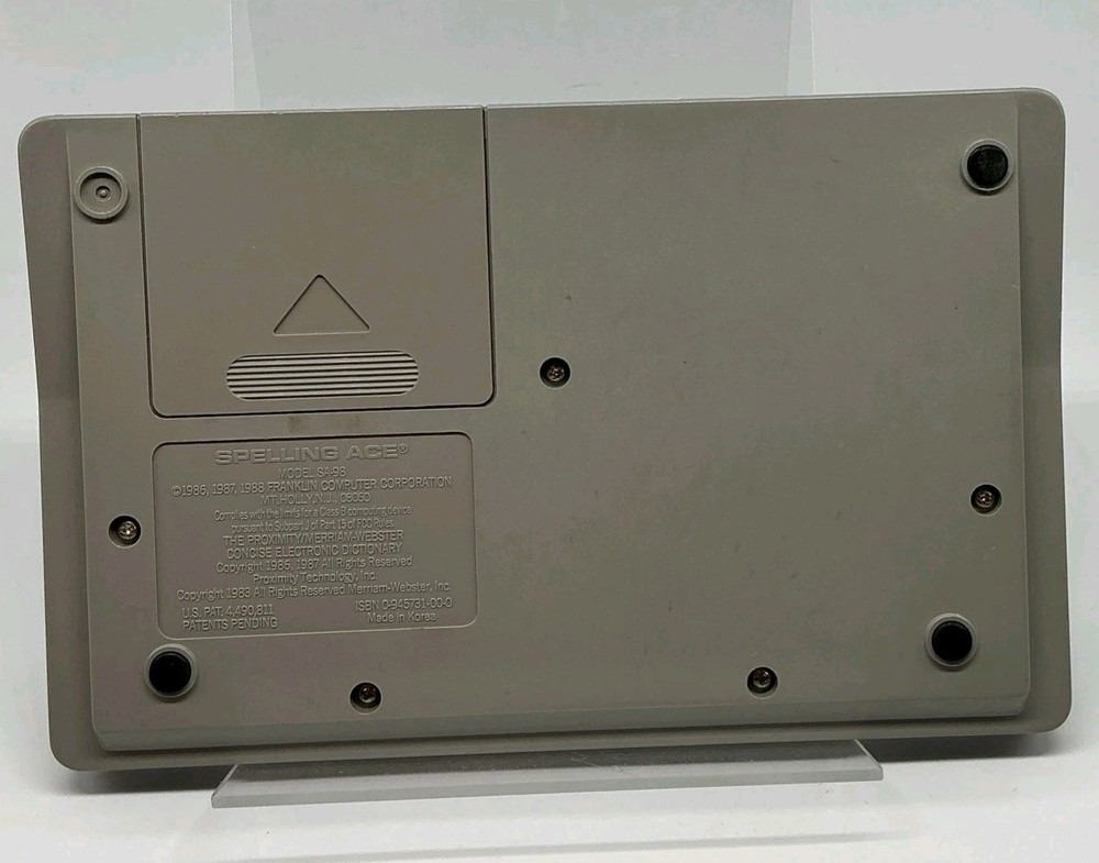 Franklin Computer Spelling Ace SA-98 Tested