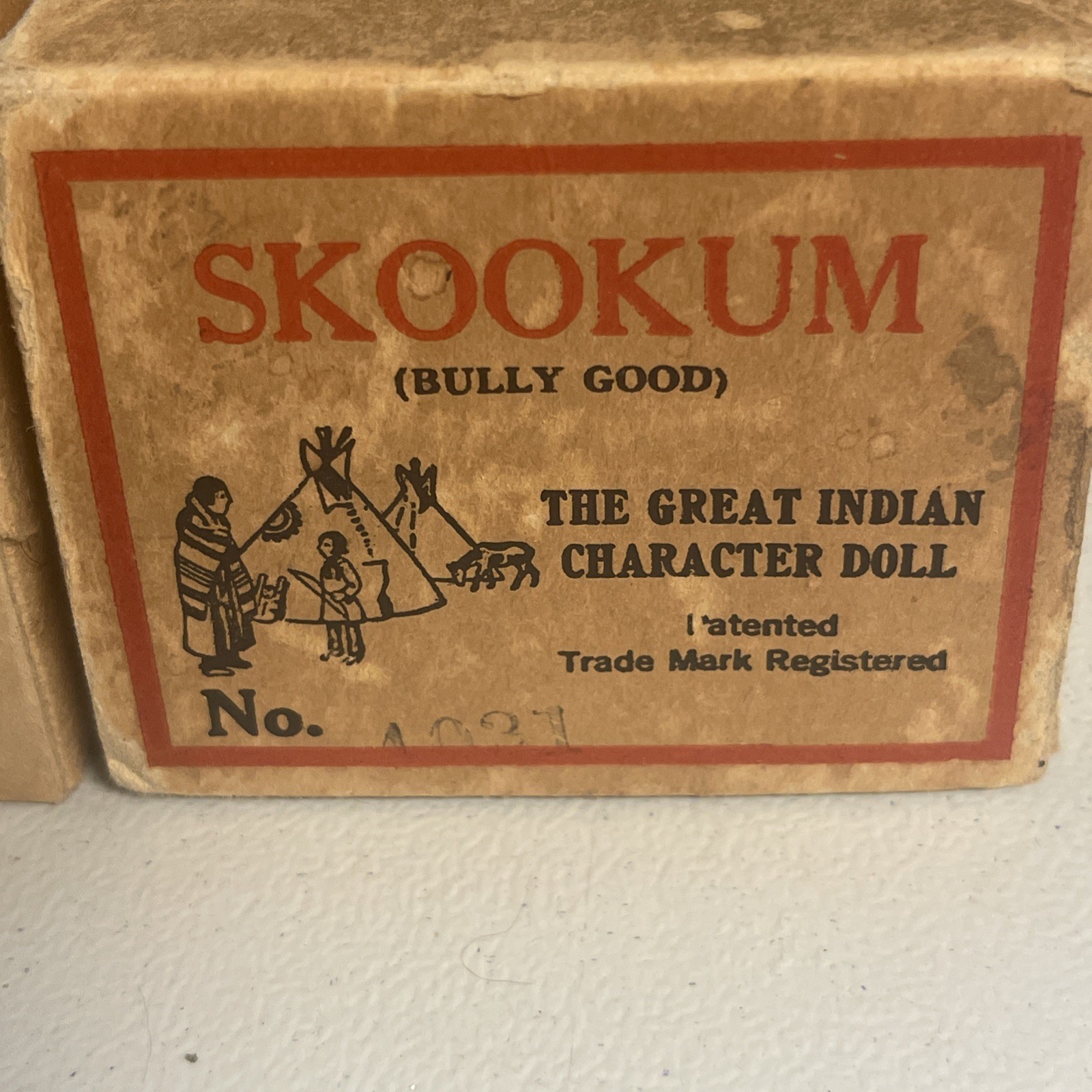 Vintage Skookum Bully Good Native American Indian Dolls w/Boxes