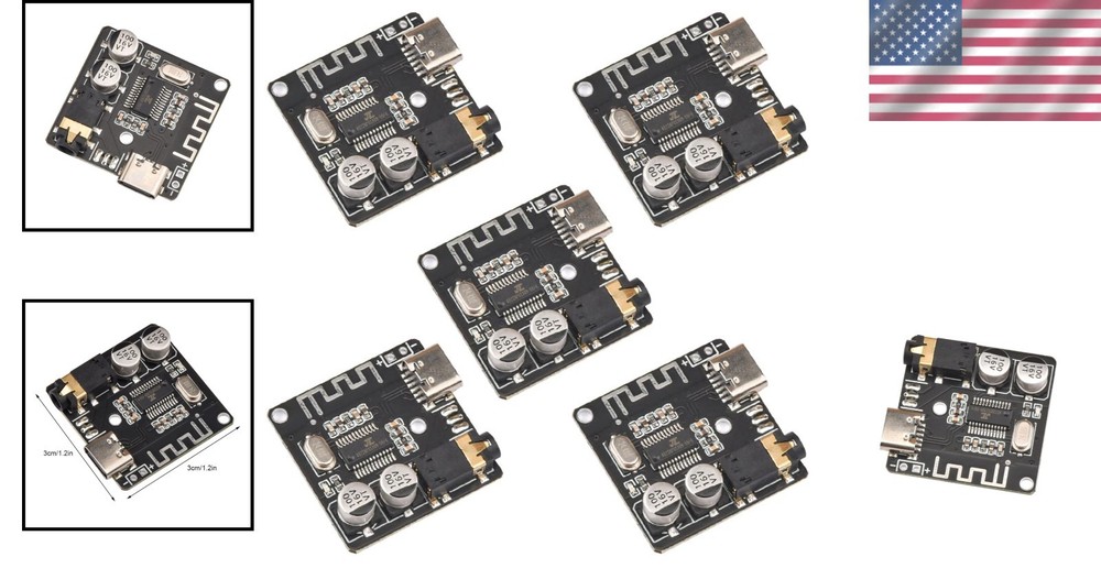 5pcs Bluetooth 5.0 USB-C Decoder Boards - High-Fidelity Audio Module