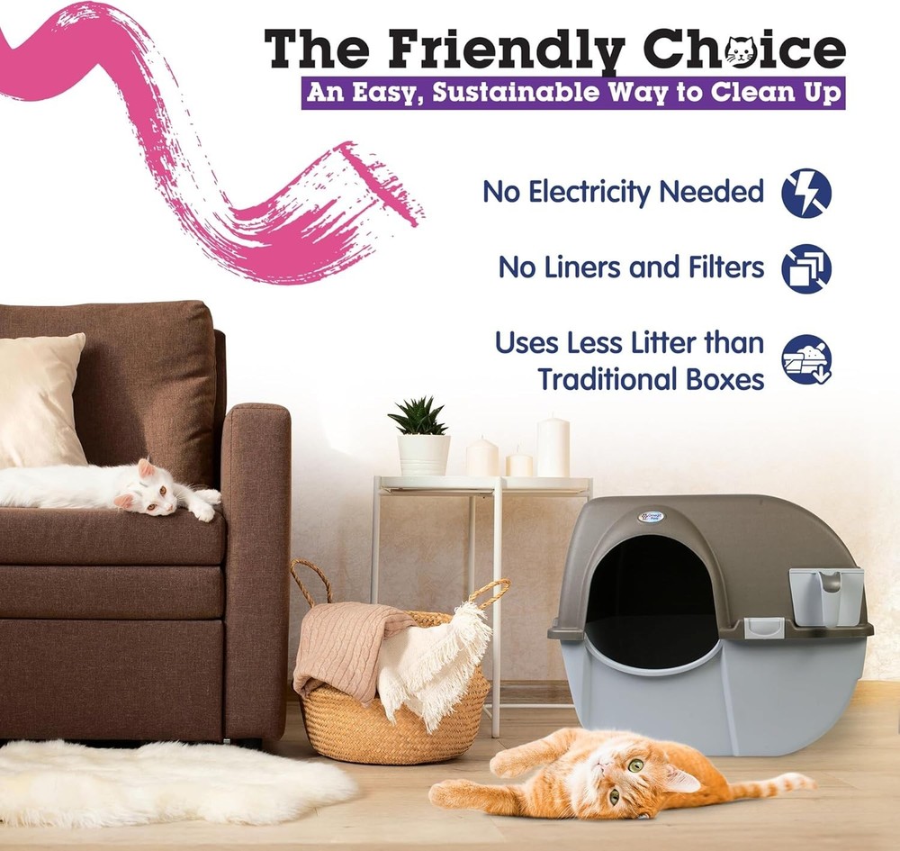 Roll n Clean Litter Box - Regular