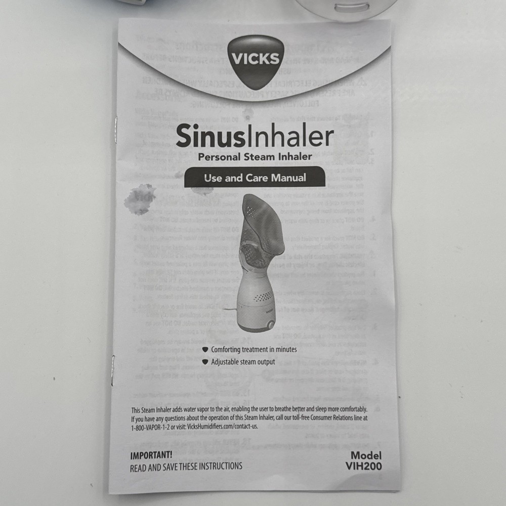 Vicks Steam Sinus Inhaler VIH200V3