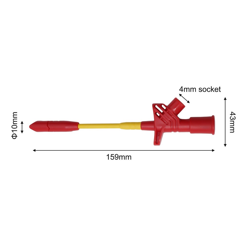 2x Insulation Wire Piercing Test Probe Heavy Duty Quick Piercing For-Electrical