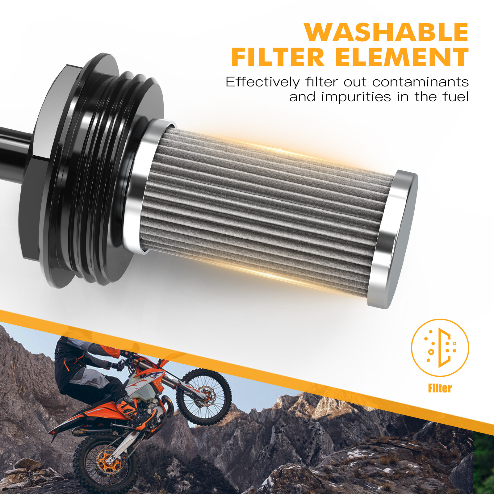 NICECNC Fuel Filter Kit For KTM 250 350 EXC-F SX-F XC-F 690 SMC R 2012-2022