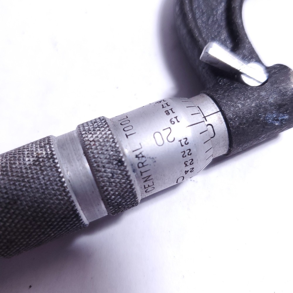 Vintage Central Tool 0" - 1" Micrometer