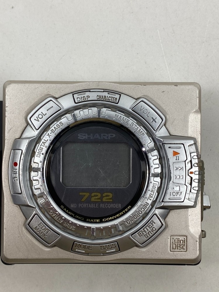 Vintage Sharp MD-MS702-S Portable Mini Disc Recorder Playe